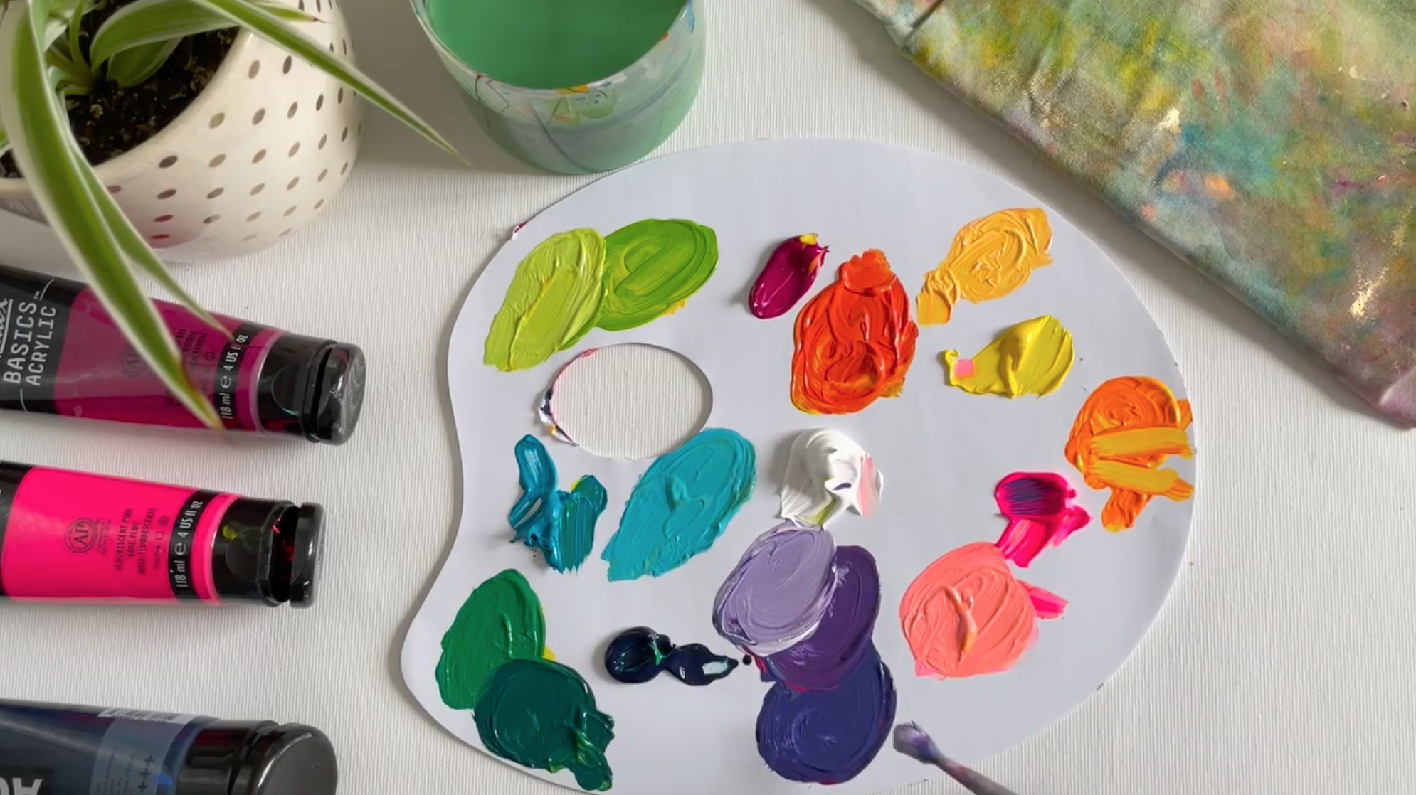 Acrylic Paint Color Mixing: Using Nontraditional Primaries to Mix